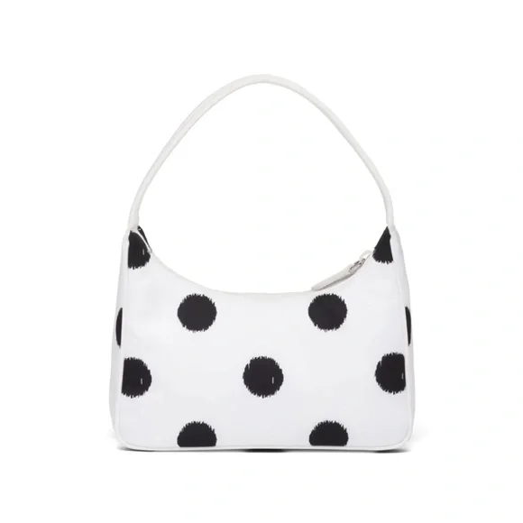 Prada★素敵!Re-Edition Polka Dot Re-Nylon Shoulder Bag Prada Re-Edition Polka Dot Re-Nylon Shoulder Bag New
